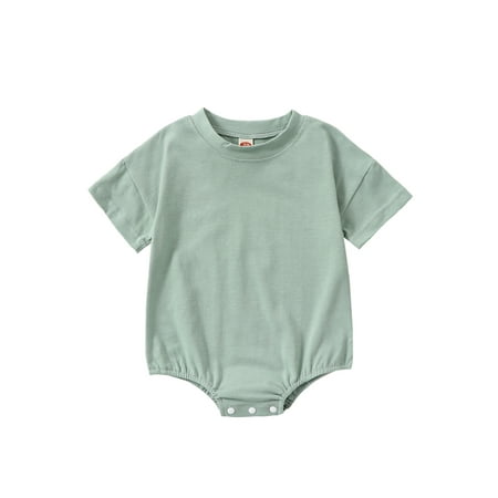 Qtinghua Newborn Baby Boy Girl Summer Short Sleeve Crewneck Oversized Bubble Romper One-Piece Bodysuit Green 12-18 Months
Qtinghua Newborn Baby Boy Girl Summer Short Sleeve Crewneck Oversized Bubble Romper One-Piece Bodysuit Green 12-18 Months