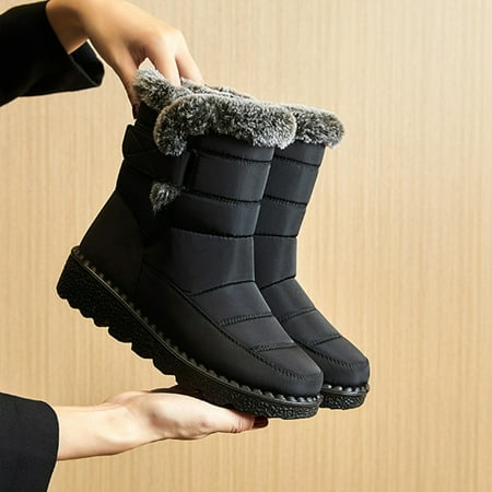 Womens Classic Snow Boots Super Warm Fur Lined Waterproof Winter Shoes Outdoor Anti Slip Ladies Shoes
Womens Classic Snow Boots Super Warm Fur Lined Waterproof Winter Shoes Outdoor Anti Slip Ladies Shoes