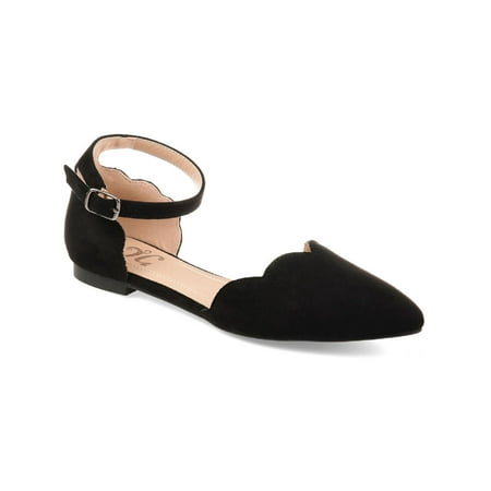 Journee Collection Womens Lana Faux Suede D Orsay Flats