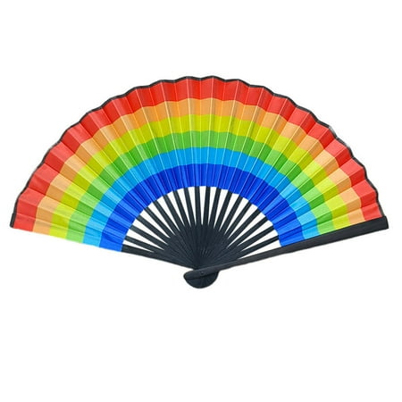 JOYLA 23cm Folding Fan Hand Fans Rainbow Print Ringing Bamboo Bone Fan Cooling Handheld Fan Festival Performance Dance Fan Gifts
JOYLA 23cm Folding Fan Hand Fans Rainbow Print Ringing Bamboo Bone Fan Cooling Handheld Fan Festival Performance Dance Fan Gifts