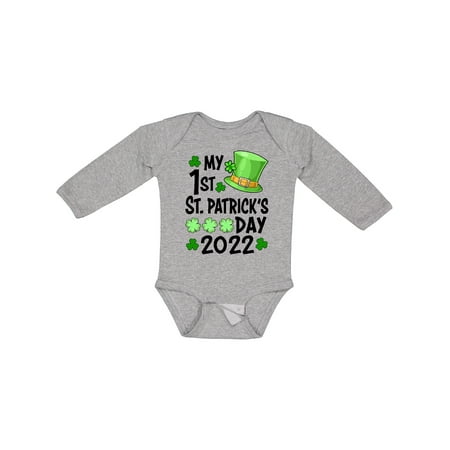 Inktastic My 1st St. Patrick s Day 2022 Top Hat and Clover Gift Baby Boy or Baby Girl Long Sleeve Bodysuit
Inktastic My 1st St. Patrick s Day 2022 Top Hat and Clover Gift Baby Boy or Baby Girl Long Sleeve Bodysuit