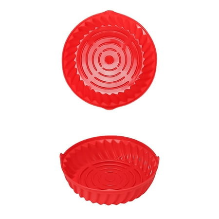 VERMON Air Fryers Tray Washable Non-stick Practical Oven Silicone Grill Pan with Dual Handle
VERMON Air Fryers Tray Washable Non-stick Practical Oven Silicone Grill Pan with Dual Handle