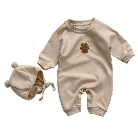 Bears towel embroidered sweater baby one-piece clothes newborn clothes(Apricot pink) 80cm,G61345
Bears towel embroidered sweater baby one-piece clothes newborn clothes(Apricot pink) 80cm,G61345