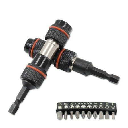 Screwdriver Drill Bits Holder Adapter Release Handheld Devices Shank Black OPP Bag
Screwdriver Drill Bits Holder Adapter Release Handheld Devices Shank Black OPP Bag
