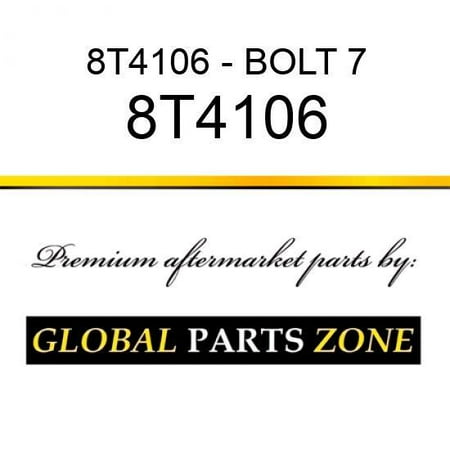 8T4106 - BOLT 7/8X2 3/4NC fits Caterpillar (CAT)