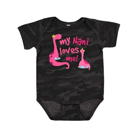 Inktastic My Nani Loves Me Girls Gift Gift Baby Girl Bodysuit 
Inktastic My Nani Loves Me Girls Gift Gift Baby Girl Bodysuit