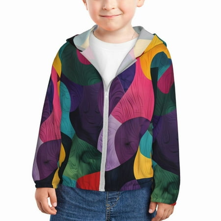 Lukts Vibrant Abstract Flow Print Children s Long-Sleeved Sun Protection Clothing Hooded Sweatshirts for Boys and Girls Outdoor Sports-5 Years
Lukts Vibrant Abstract Flow Print Children s Long-Sleeved Sun Protection Clothing Hooded Sweatshirts for Boys and Girls Outdoor Sports-5 Years