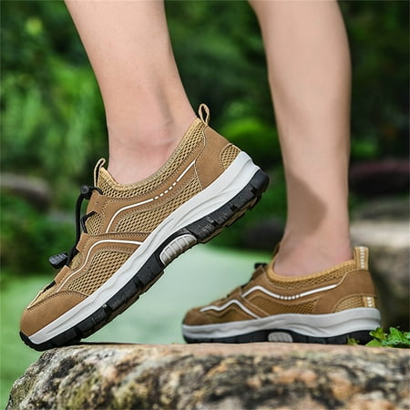 Cathalem Sneaker Men Fashion Summer And Autumn Men Hiking Shoes Non Slip Sole Mesh Breathable Comfortable Sneaker Stretcher Men Khaki 9
Cathalem Sneaker Men Fashion Summer And Autumn Men Hiking Shoes Non Slip Sole Mesh Breathable Comfortable Sneaker Stretcher Men Khaki 9