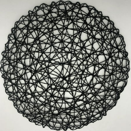 Clearance Sale! Kitchen Mat Mbxmh Clearance 6-Piece Paper Rope Mat Hand-Woven Insulation Mat Round Table Mat Coaster Black A Table Mat X6
Clearance Sale! Kitchen Mat Mbxmh Clearance 6-Piece Paper Rope Mat Hand-Woven Insulation Mat Round Table Mat Coaster Black A Table Mat X6