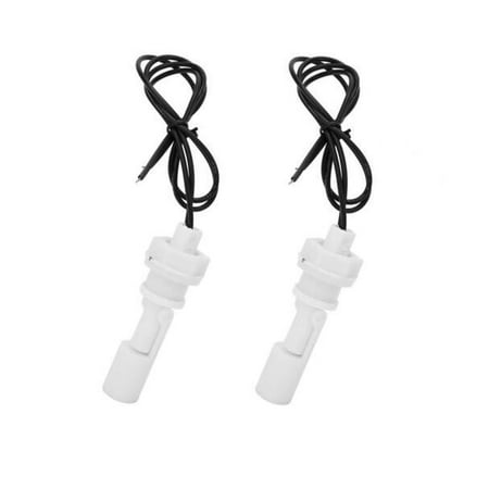 RANMEI 2Pcs Water Level Sensor Horizontal Liquid PP Side Mount Float Switch 16mm