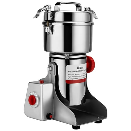 Kohagoki 最准确关键词:Electric Grain Grinder Mill 标题:家用电动不锈钢五谷杂粮研磨机 五点要点:1. 【升级摇摆式】:摇摆式粉碎更均匀,更细腻,倒粉更方便2.