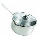 WearEver Cook and Strain 3-qt Stainless Steel Saucepan