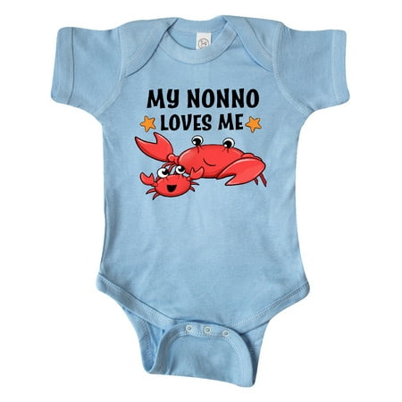 Inktastic My Nonno Loves Me- cute crab family Gift Baby Boy or Baby Girl Bodysuit
Inktastic My Nonno Loves Me- cute crab family Gift Baby Boy or Baby Girl Bodysuit