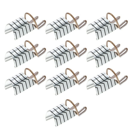 NUOLUX 10pcs Nail Art Silver Foil Reusable Extension Nail Forms Shape French False