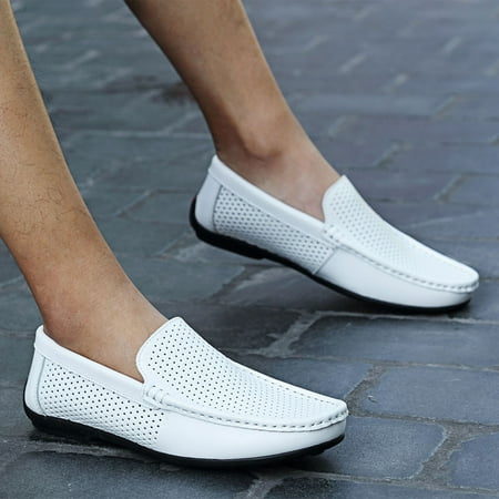 Leather Shoes Men s Fashion Summer Breathable Hole Shoes Hollow Men s Cool Leather Shoes
Leather Shoes Men s Fashion Summer Breathable Hole Shoes Hollow Men s Cool Leather Shoes