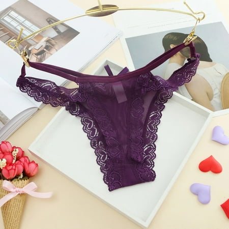 UoCefik Women Solid Underwear Breathable G Strings for Women Sexy Sexy Lace Low Rise Panties See Through G-String
UoCefik Women Solid Underwear Breathable G Strings for Women Sexy Sexy Lace Low Rise Panties See Through G-String