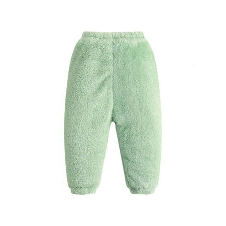 Warm Baby Clothes Winter Solid Color Plush Elastic Waist Trousers Kids Boys Girls Thick Infant Slim Fit Pants (6-12 Months Green)
Warm Baby Clothes Winter Solid Color Plush Elastic Waist Trousers Kids Boys Girls Thick Infant Slim Fit Pants (6-12 Months Green)