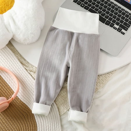 NAISIBABY Toddler Boys Girls Sweatpants Solid Color High Waisted Thickened Warm Kids Casual Pants Gray 6Months
NAISIBABY Toddler Boys Girls Sweatpants Solid Color High Waisted Thickened Warm Kids Casual Pants Gray 6Months