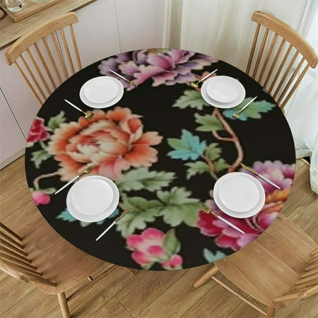 Round Fitted Tablecloth Flower Round Table Cloth with Elastic Edged Waterproof Table
Round Fitted Tablecloth Flower Round Table Cloth with Elastic Edged Waterproof Table
