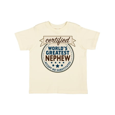 Inktastic Certified World s Greatest Nephew Accept No Substitutes Gift Toddler Boy Girl T-Shirt
Inktastic Certified World s Greatest Nephew Accept No Substitutes Gift Toddler Boy Girl T-Shirt