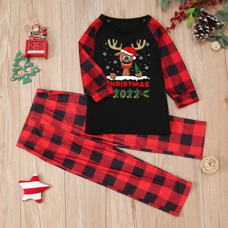 Ruhiku GW Christmas Baby Kids Child Printed Top+Pants Xmas Family Matching Pajamas Set Black 4Y
Ruhiku GW Christmas Baby Kids Child Printed Top+Pants Xmas Family Matching Pajamas Set Black 4Y