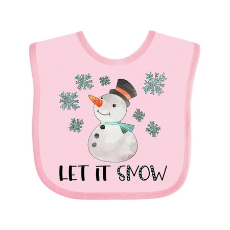 Inktastic Let It Snow Cute Snowman in Hat and Scarf Gift Baby Boy or Baby Girl Bib
Inktastic Let It Snow Cute Snowman in Hat and Scarf Gift Baby Boy or Baby Girl Bib