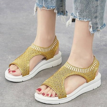 Christmas Women Ladies Breathable Comfort Hollow Out Casual Wedges Cloth Shoes Sandals Elasticated Open Toe Casual Sports Sandals
Christmas Women Ladies Breathable Comfort Hollow Out Casual Wedges Cloth Shoes Sandals Elasticated Open Toe Casual Sports Sandals