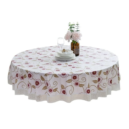 Table Cloth For Round Table plaid Tablecloth With Lace Trim waterproof Oil-proof PVC Tablecloth for Restaurant banquet party Tablecloth Decoration-D-152cm(60inch)
Table Cloth For Round Table plaid Tablecloth With Lace Trim waterproof Oil-proof PVC Tablecloth for Restaurant banquet party Tablecloth Decoration-D-152cm(60inch)