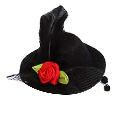 Children s Top Hat Hairpin Mini Feather Small Hat Hairpin Small Flower Hair