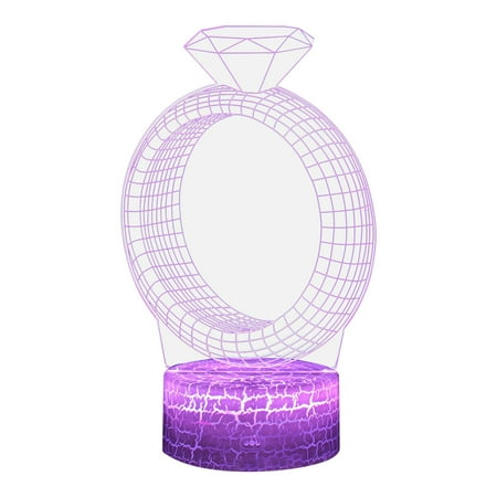SHENGXINY Led Lights For Bedroom Clearance Valentine S Day 3D Night Light Led Colorful 7-Color Desk Lamp Bedroom Home Decor Gift
SHENGXINY Led Lights For Bedroom Clearance Valentine S Day 3D Night Light Led Colorful 7-Color Desk Lamp Bedroom Home Decor Gift