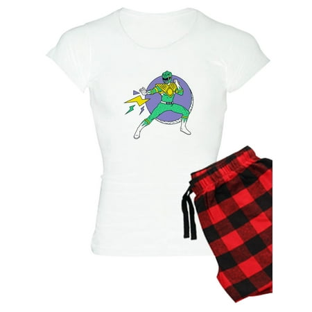 CafePress - Green Ranger Lightning Bolts - Women s Light Pajamas