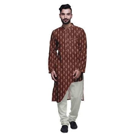 Atasi Printed Ethnic Kurta Pajama Set Summer Party Wear Kurta Pyjama For Men
