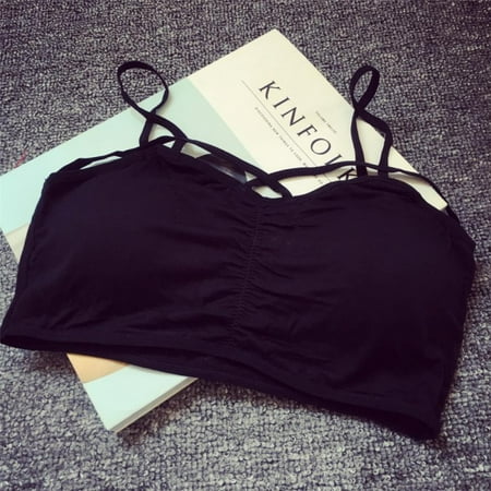 All-match Sexy Women Bra Beforecross-sexy Wrapped Chest Defensive Hollow Tube Girl Underwear Black
All-match Sexy Women Bra Beforecross-sexy Wrapped Chest Defensive Hollow Tube Girl Underwear Black
