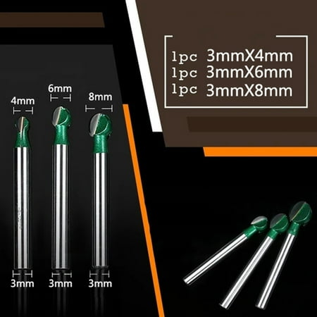 Carving Spherical Drilling Bits 3PCS Forming Wood And Engraving For Carving Tools & Home Improvement Grinding Head TANGNADE
Carving Spherical Drilling Bits 3PCS Forming Wood And Engraving For Carving Tools & Home Improvement Grinding Head TANGNADE