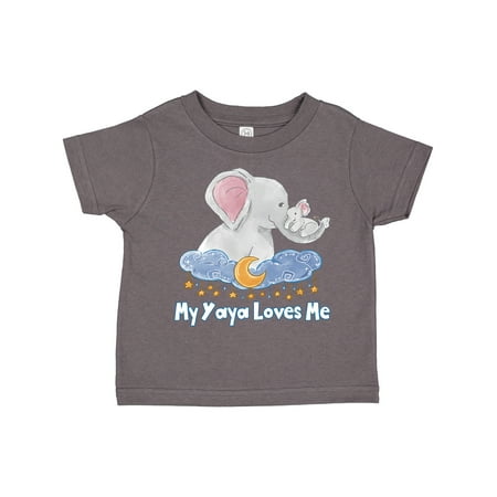 Inktastic My Yaya Loves Me Cute Elephants Clouds Moon and Stars Gift Toddler Boy or Toddler Girl T-Shirt
Inktastic My Yaya Loves Me Cute Elephants Clouds Moon and Stars Gift Toddler Boy or Toddler Girl T-Shirt