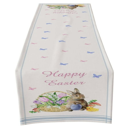 Happy Easter Kitchen Decor Indoor Outdoor Family Party Decor Party Supplies Easter Decorative Table Banner(E)
Happy Easter Kitchen Decor Indoor Outdoor Family Party Decor Party Supplies Easter Decorative Table Banner(E)