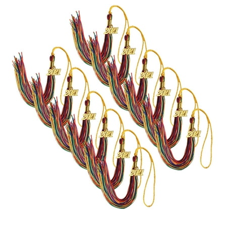 Academic Grade Graduation Tassels with 2022 Gold Pendants Graduation Grade Tassels
