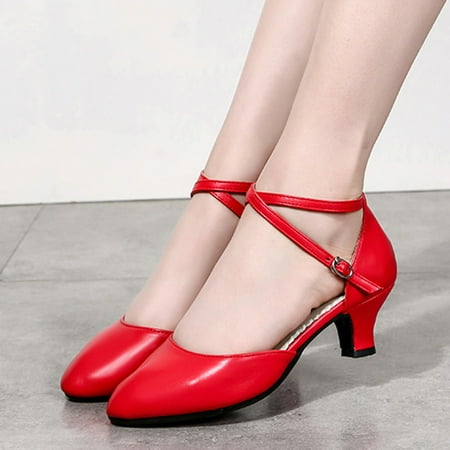 Women Fashion Dancing Rumba Waltz Prom Ballroom Latin Salsa Dance Shoes Sandals