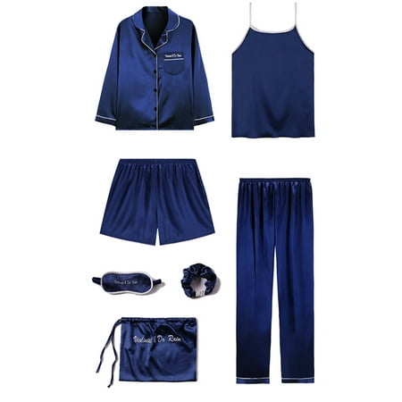 Frontwalk Women Silk Satin Pajamas Loungewear Long Sleeve Pajama Matching Set Soft Sleepwear Ladies Pjs Camisole Shorts Pants
Frontwalk Women Silk Satin Pajamas Loungewear Long Sleeve Pajama Matching Set Soft Sleepwear Ladies Pjs Camisole Shorts Pants