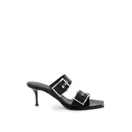 

Alexander Mcqueen Punk Mules With Buckles