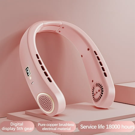 Rkwlnn Fans On Sale Led Digital Display Usb Fan Silent Sports Portable Leaf Less Electric Fan Hanging Neck Lazy Portable Outdoor Fan
Rkwlnn Fans On Sale Led Digital Display Usb Fan Silent Sports Portable Leaf Less Electric Fan Hanging Neck Lazy Portable Outdoor Fan
