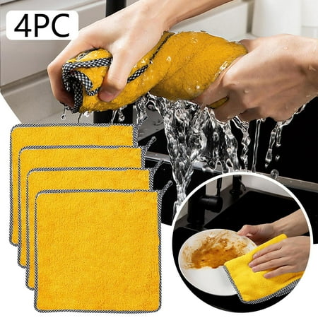 Hunpta Household Thickened Rag Kitchen Thickened Absorbent Dish Cloth Wipe Table Cleaning Cloth To Remove Oil Not Easy To Lose Hair Scouring Cloth
Hunpta Household Thickened Rag Kitchen Thickened Absorbent Dish Cloth Wipe Table Cleaning Cloth To Remove Oil Not Easy To Lose Hair Scouring Cloth