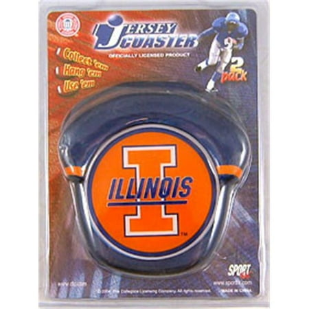 Illinois Fighting Illini Jersey Coaster Set