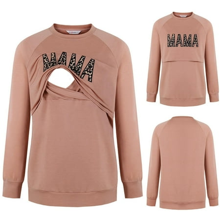 Tejiojio Maternity/Labor/Nursing Clothing Clearance Women Maternity Nursing Letter Tmbroidery Sweater Long Sleeve Breastfeeding Tops
Tejiojio Maternity/Labor/Nursing Clothing Clearance Women Maternity Nursing Letter Tmbroidery Sweater Long Sleeve Breastfeeding Tops