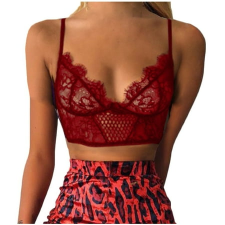 FY24 Tax Time Lingerie For Womens PEZHADA Women Vest Crop Lace Wire Free Bra Lingerie Sexy V-Neck Underwear Camisole Regular Push-Up Bra Red S
FY24 Tax Time Lingerie For Womens PEZHADA Women Vest Crop Lace Wire Free Bra Lingerie Sexy V-Neck Underwear Camisole Regular Push-Up Bra Red S