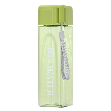 FeiraDeVaidade 500ml Transparent Square Plastic Frosted Cup Outdoor Cold Juice Sports Bottle Water Cup with Portable Milk Rope
FeiraDeVaidade 500ml Transparent Square Plastic Frosted Cup Outdoor Cold Juice Sports Bottle Water Cup with Portable Milk Rope