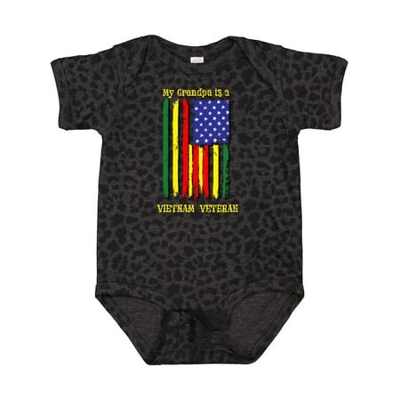 Inktastic My Grandpa is a Vietnam Veteran Gift Baby Boy or Baby Girl Bodysuit