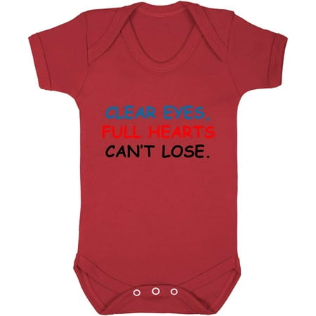Clear Eyes Full Hearts Can T Lose Baby Bodysuit One Piece Red 12 Months
Clear Eyes Full Hearts Can T Lose Baby Bodysuit One Piece Red 12 Months