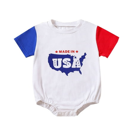 B91xZ Bodysuits Boys Boys Girls Short Sleeve Independence Day 4th of July Pullover Romper Sweatshirt White Sizes 0-3 Months
B91xZ Bodysuits Boys Boys Girls Short Sleeve Independence Day 4th of July Pullover Romper Sweatshirt White Sizes 0-3 Months