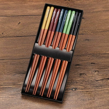 Ktyne 5 Pairs Japanese Natural Beech Wood Chopsticks Chinese Set Handmade Gift Pack
Ktyne 5 Pairs Japanese Natural Beech Wood Chopsticks Chinese Set Handmade Gift Pack